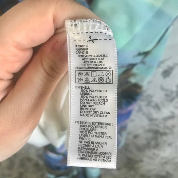 FOREVER 21 / Palm Tree Island Print Maxi Dress - Picture 7 of 7